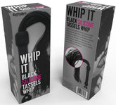 Hott Products Whip It Black Tassel Silicone Tassels Bondage Whip Whips And Crops